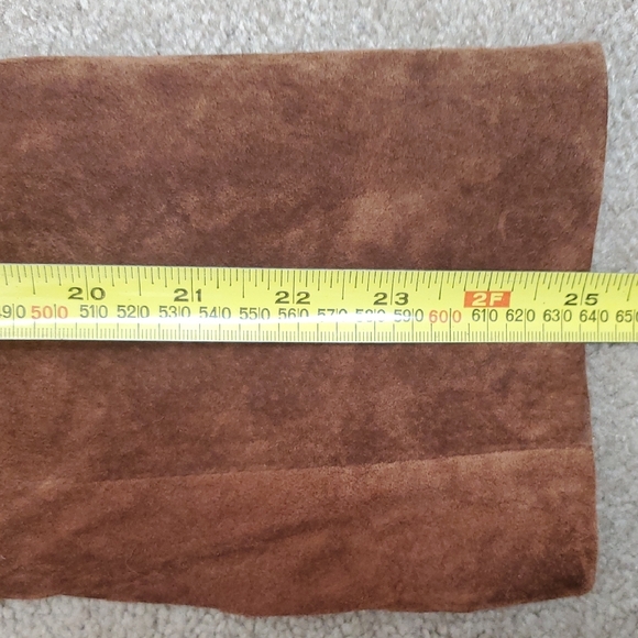 Danier Vintage Chestnut Brown Suede Blazer Country Feminine Jacket Sz 2XL - Picture 14 of 15